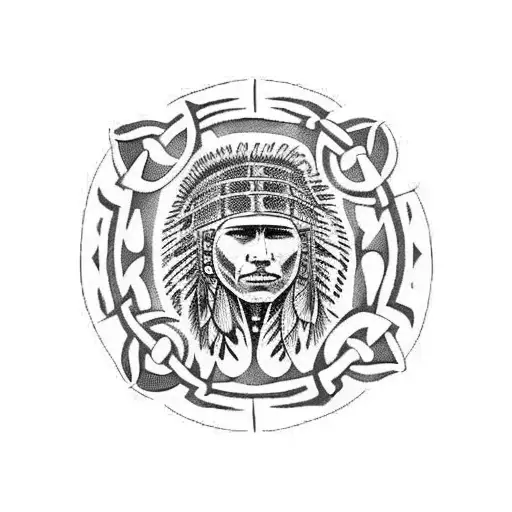 Celtic Native American Family