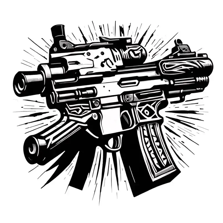 Detailed Negev Ng7 Machine Gun