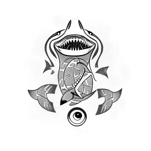 Shark With Women Eyes