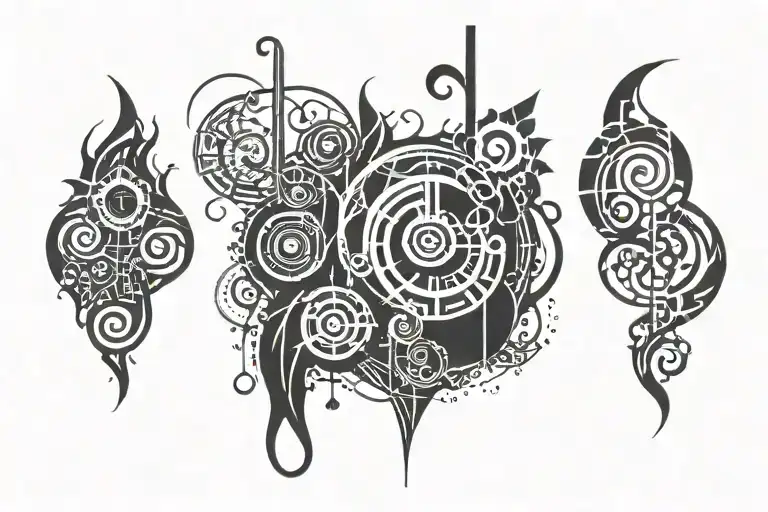 Incorporate Elements Of Dark Music Into A Tattoo Design