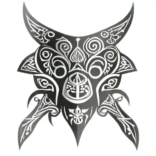 Tribal Hawaiian Necklace Around Neck