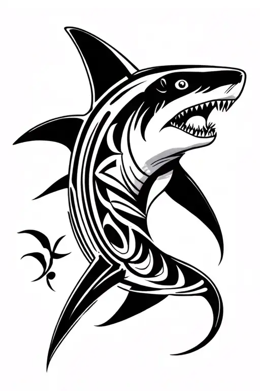 White Shark Maori Style