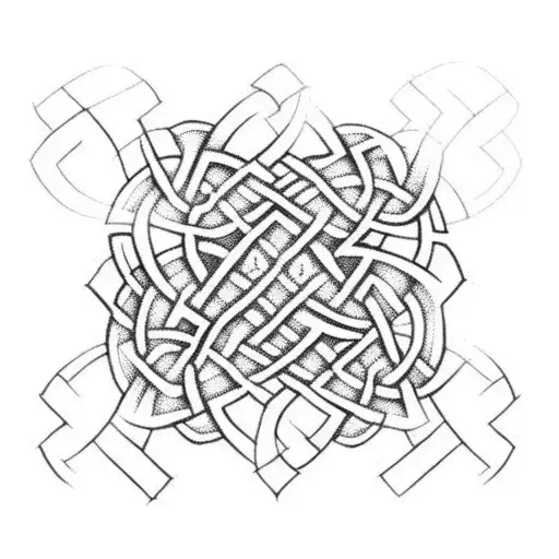 Celtic Knot And Mexican