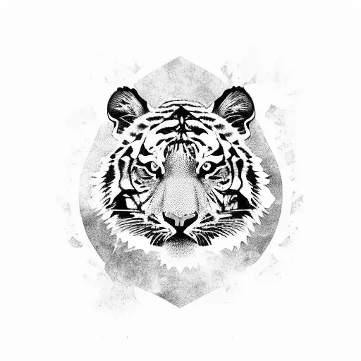 Tiger Muscular Strong Full Body