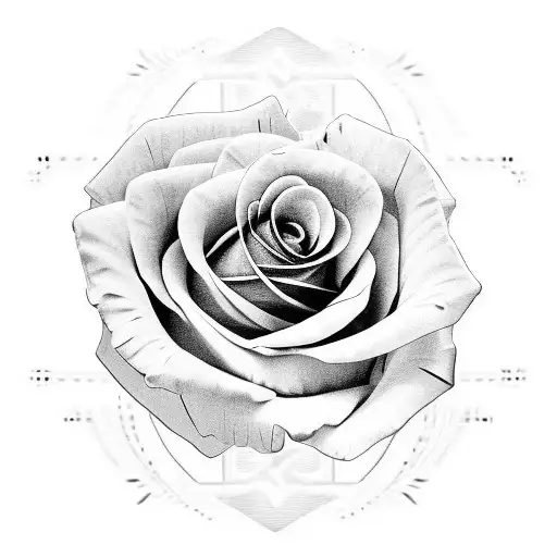 Rose With The Word Resurrect