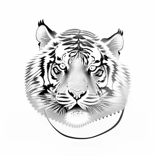 Tiger With Chopsticks