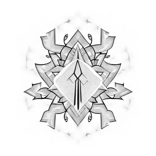 Crystal Points With Vines