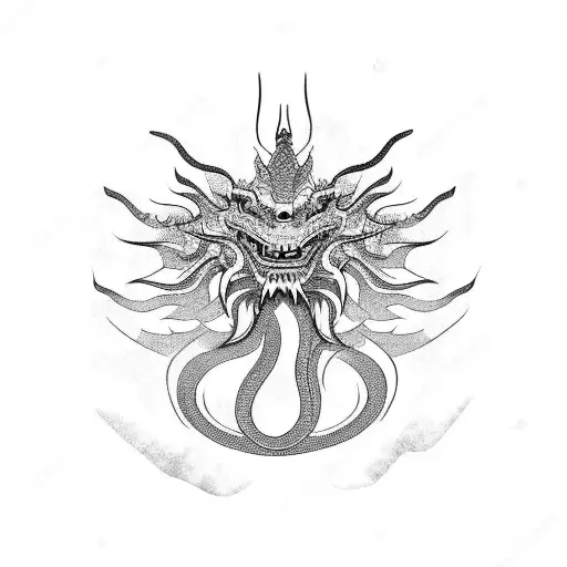 Golden Dragon On Top Of The World