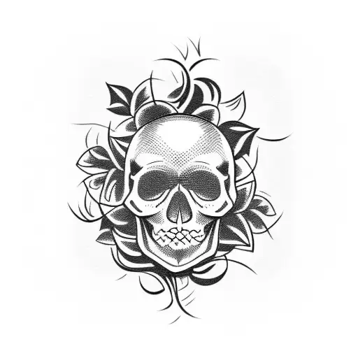 Skull Vine Rose