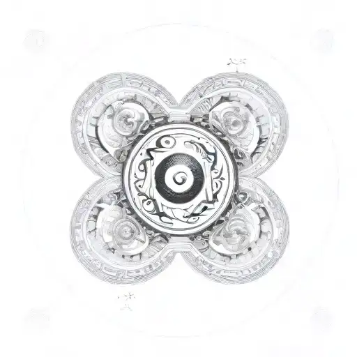 Infinity Symbol With Yin Yang