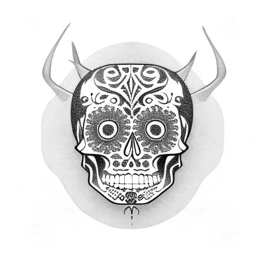 Sugar Skull Manta Ray