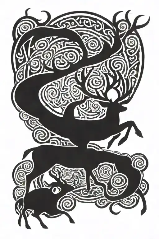 Newgrange Stag Celtic
