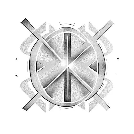 Christian Cross That Symbolise Peace And Happiness