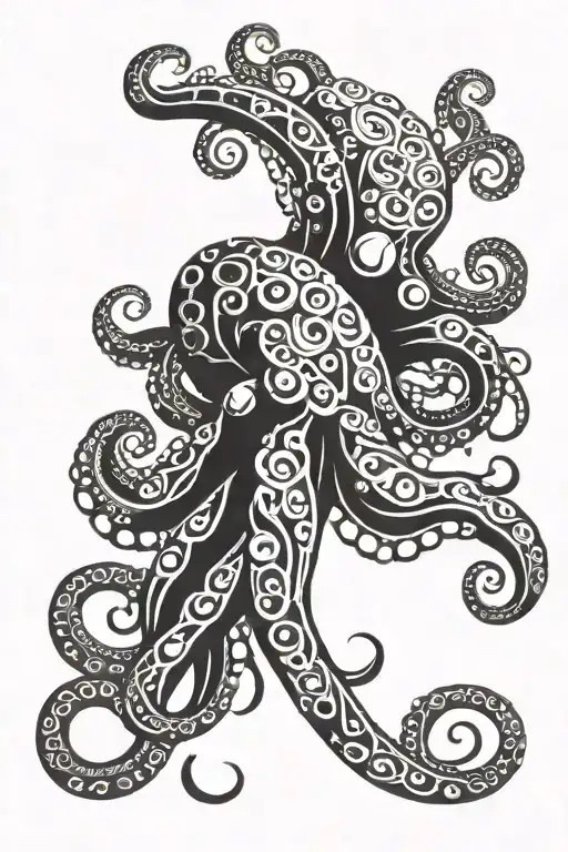 Hawaiian Octopus Wrapped