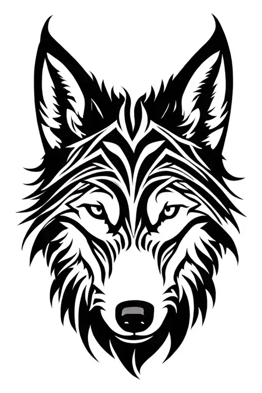 Wolf Blended By Maori Arm Sleeve Featuring