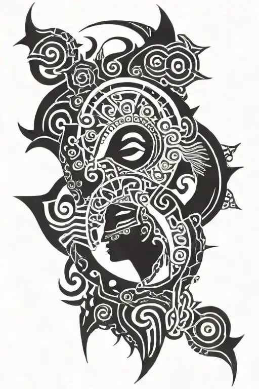 Kalovrat And The Black Sun In An Embrace