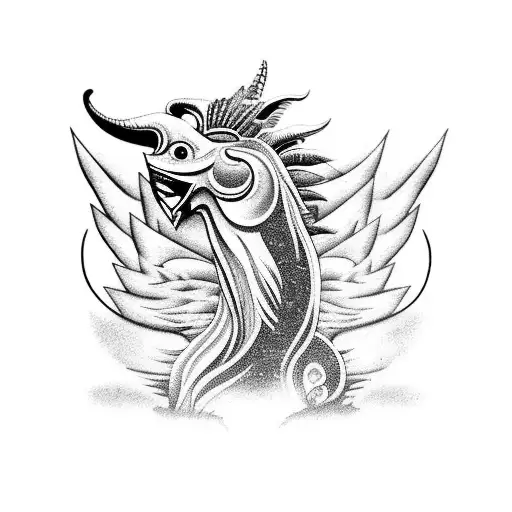 A Mythical Creature Made Up Of Different Animal Parts Engaged In A Car Race