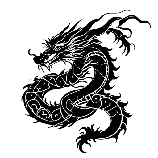 Chinese Dragon Wrapped