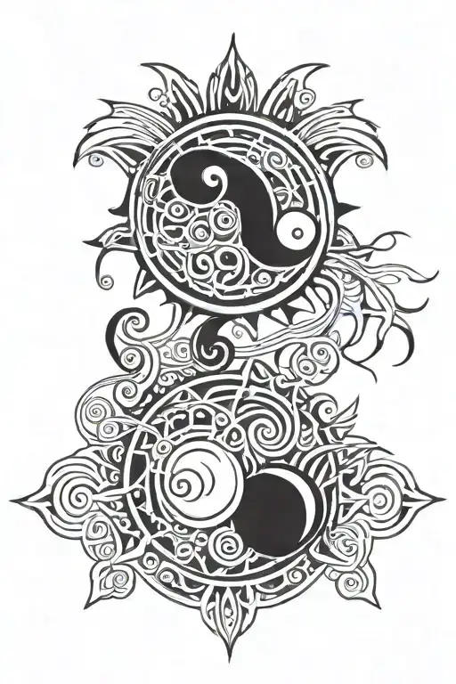 Filipino Sun And Jelly Fish