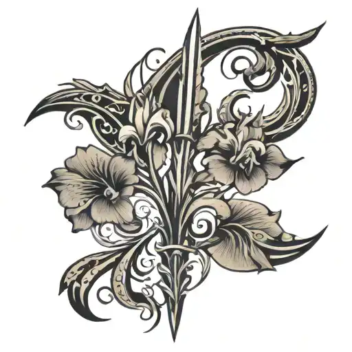 Bearded Iris Elvish Sword