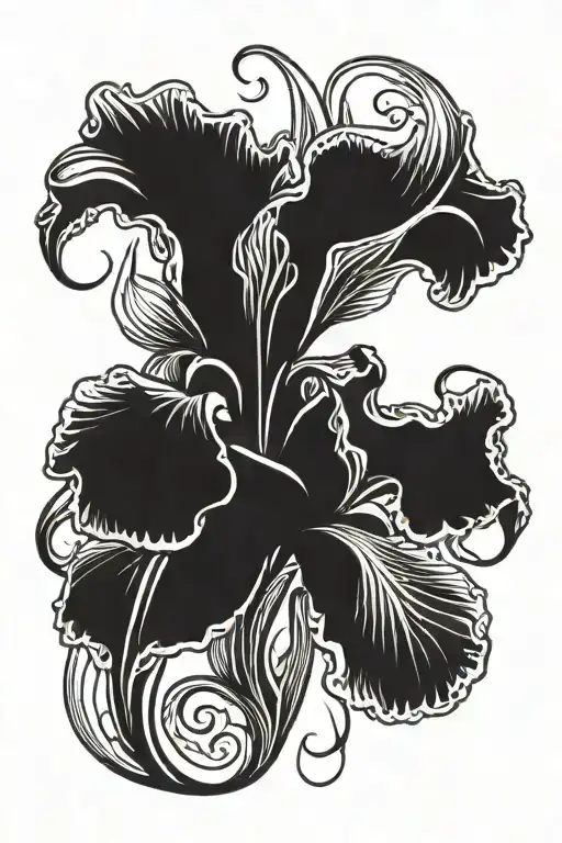 Magestic And Bearded Iris