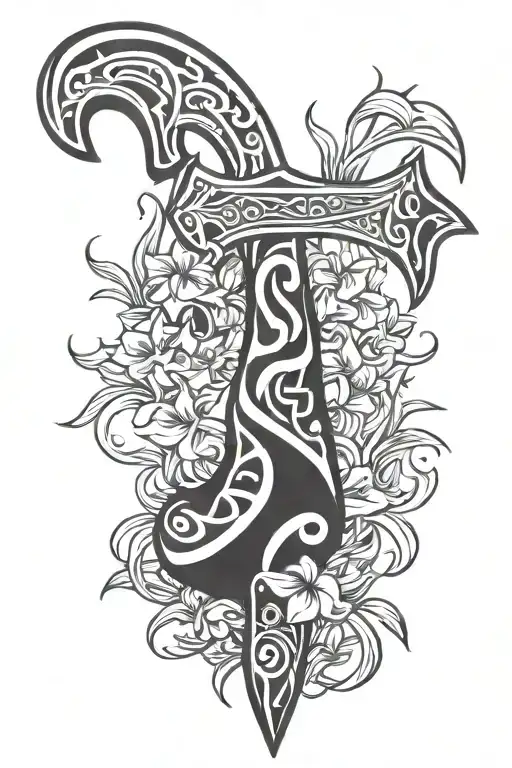 Gimli Axe And Bearded Iris