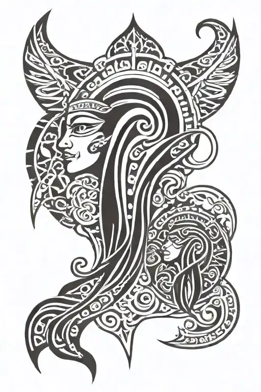 A Mother And Son Polynesian Style Forearm