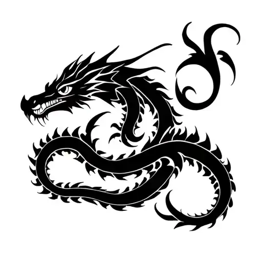 Dragon Coiled