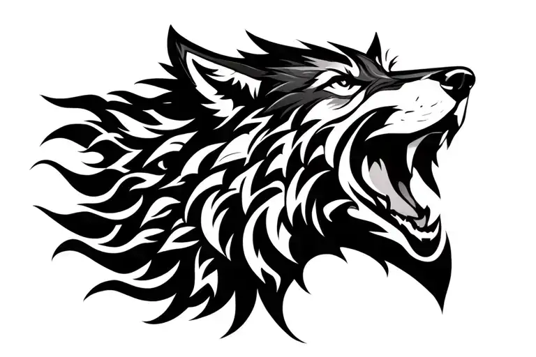 Wolf Howling Wolf