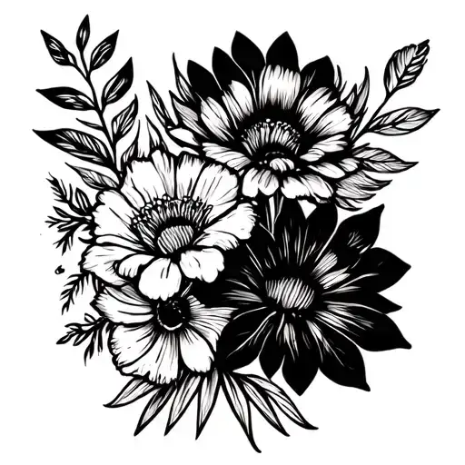 Birth Flower Bouquet