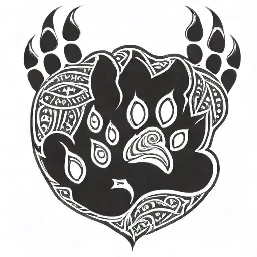 Indigenous Bear Paw