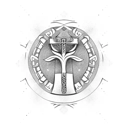 Tree Of Life Axe Viking