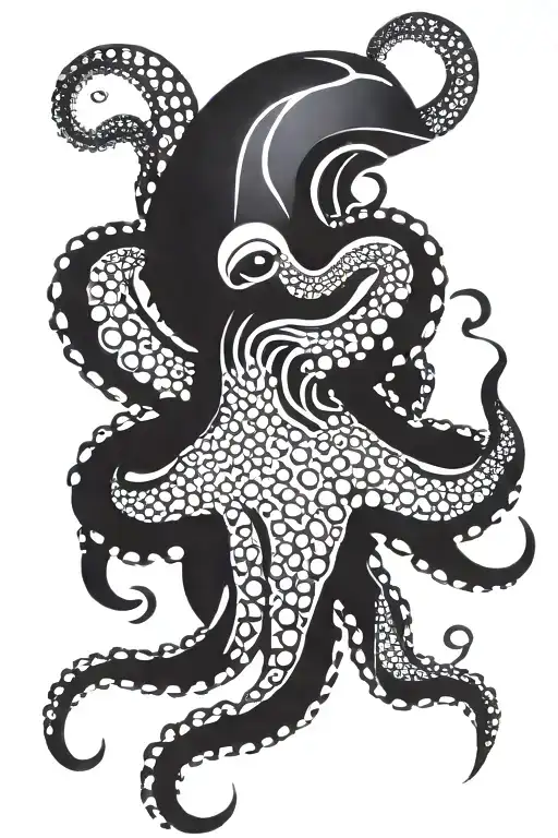 An Image Of An Octopus With Tentacles Wrapped Around The Wrist