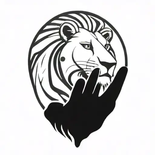 Filipino Sun 5 Human Hands Lion