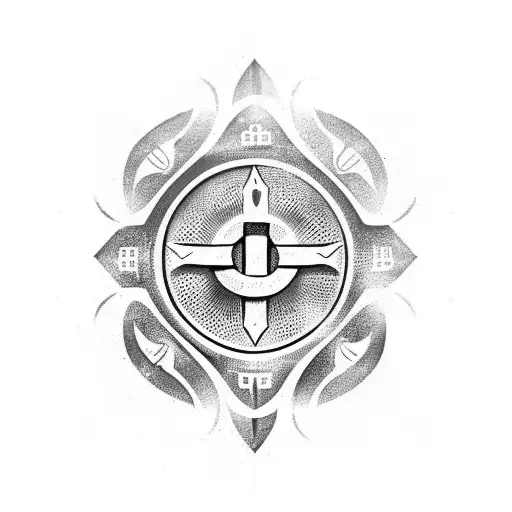 Protection Rune Through A Fractual Design