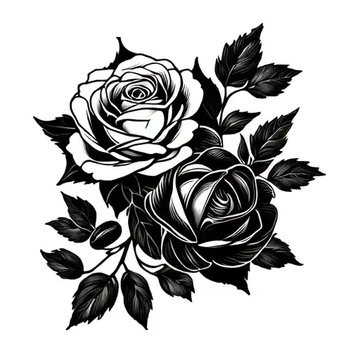 Coffee Beans & Rose Growing