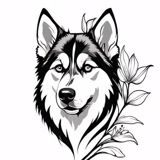 Half Husky Half Lily Flower