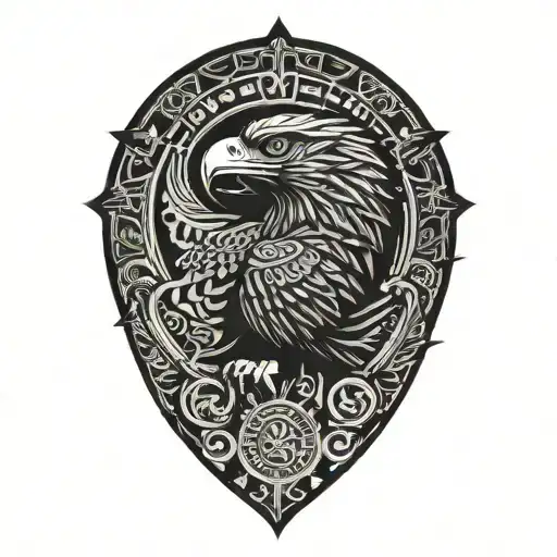 Philippines And Eagle And Mountain Peak