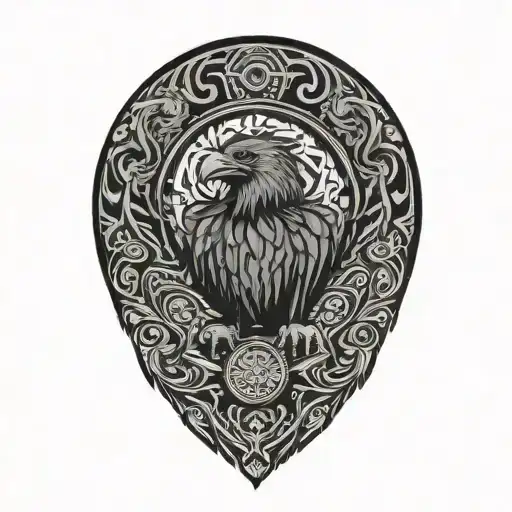 Phillippines And Eagle And Mountain