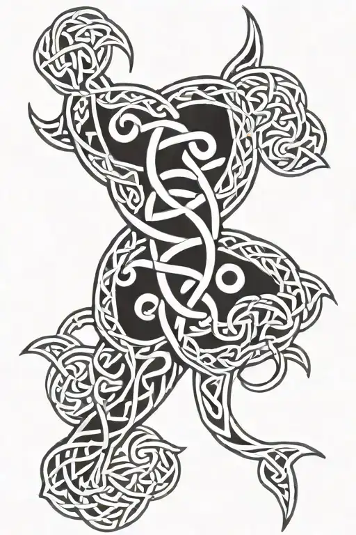 Celtic Knotwork Down Arm Sleeve
