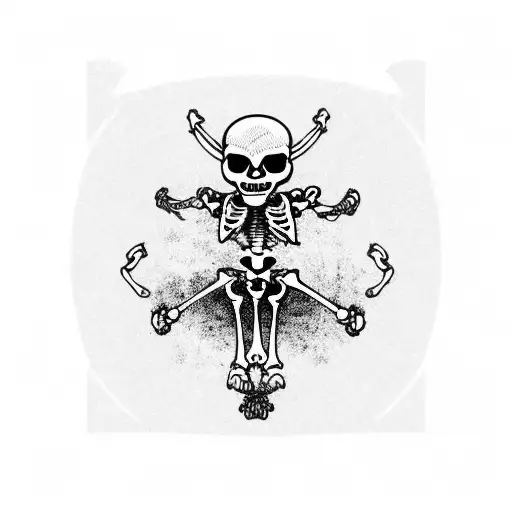 Skeleton With Anime Panties