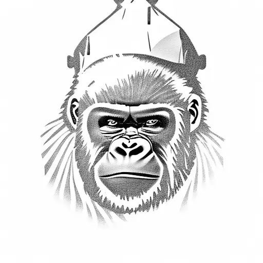 Gorilla Being The King