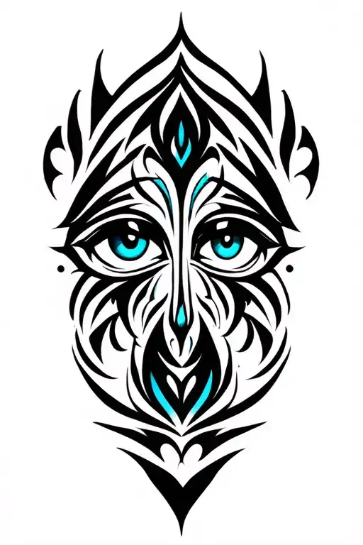 Tribal Blue Eyes