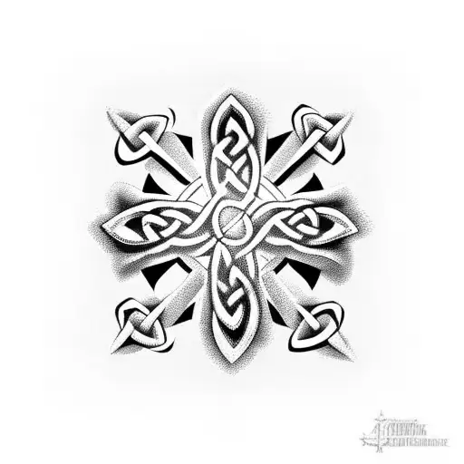 3 Celtic Crosses Made With St Johns Cross Head Stone Style