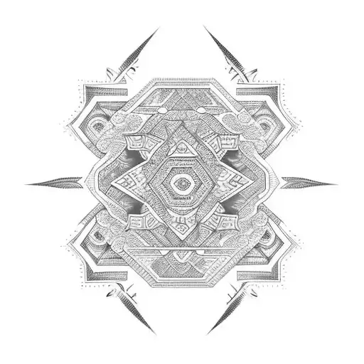 A Filipino Tribal Sleeve With Intricate Geometric Patterns