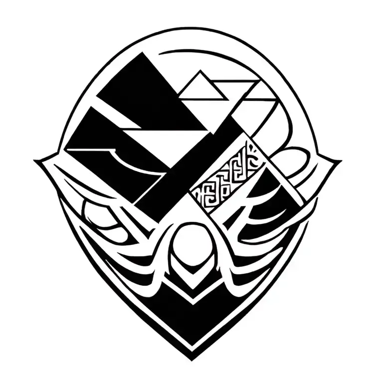 23 With A Pyramid Logo Integrated