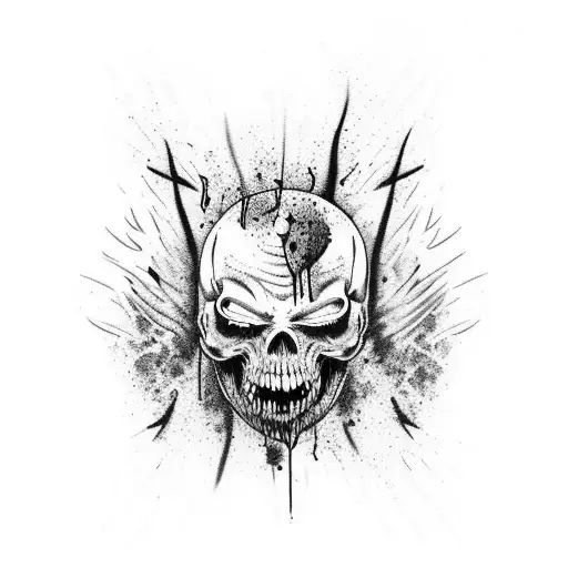 A Scary Bloody Damon