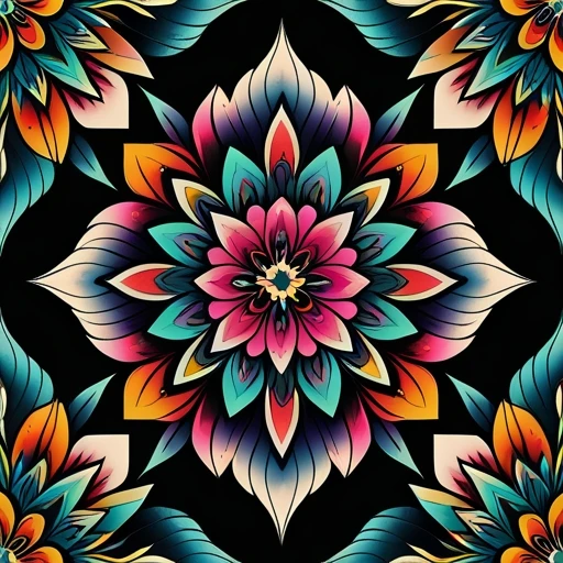 Filler Floral Tattoo idea