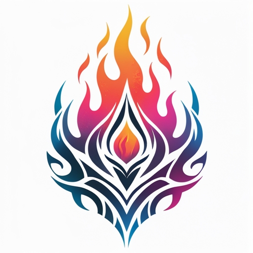 Silvermoon Flame Tattoo idea