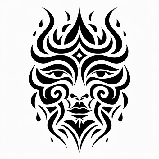 Moonlit Tears of Fate’s Path Tattoo idea